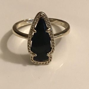 Kendra Scott Skylen ring black sz 8